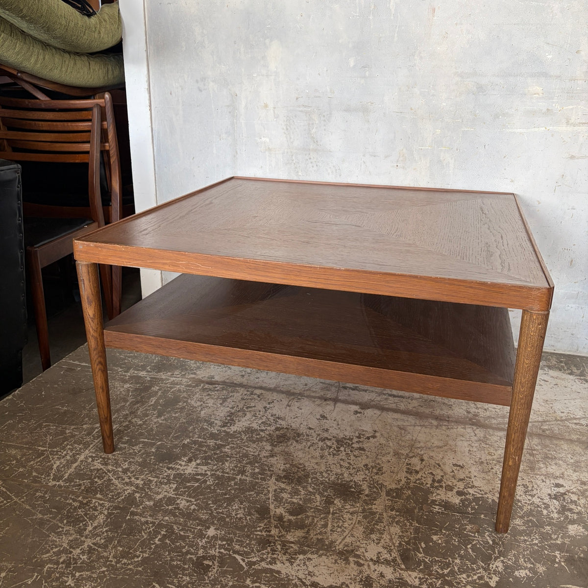 Vintage 1990s IKEA Stockholm oak parquetry coffee table – photo 8