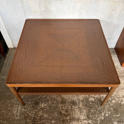 Vintage 1990s IKEA Stockholm oak parquetry coffee table – photo 9