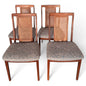 Set of 4 Vintage G Plan Teak Dining Chairs – Mid-Century Modern Cane Back