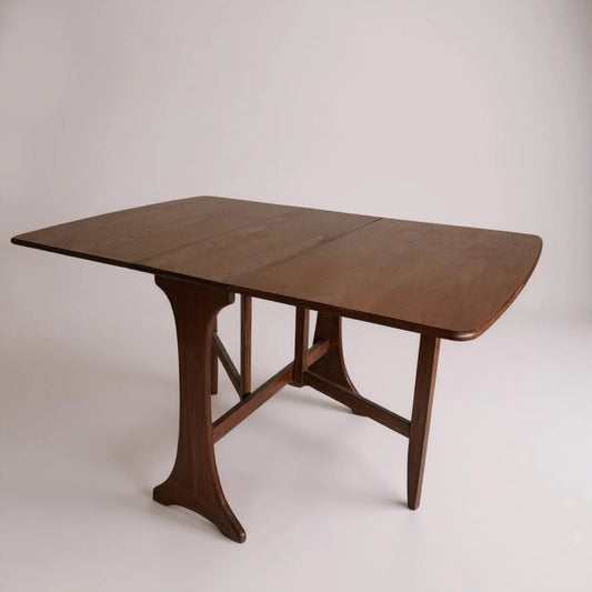 Mid Century Modern G Plan Drop Leaf Extending Dining Table