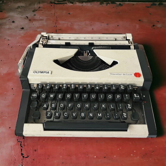 Vintage 1970s Portable Olympia Typewriter