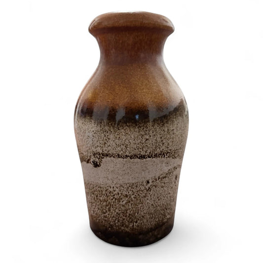 Vintage West German Pottery Vase | 1970s Fat Lava Glaze | Mid-Century