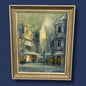 Mid Century Parisian Oil Painting