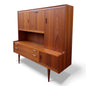 Mid Century Sideboard | Alfred Cox Teak Highboard With Integrated Handles