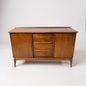 Mid Century Modern Walnut Wood McIntosh Sideboard Cabinet