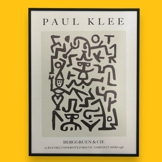 Vintage Paul Klee Abstract Framed Print