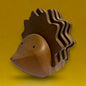 Mid Century Teak Hedgehog Coaster Set
