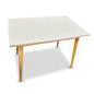 Vintage Mid-Century Formica Kitchen Table – Retro Patterned Top