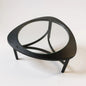G Plan Triangular Coffee Table with Glass Insert – Mid-Century Modern