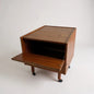 Danish Mid Century Drinks Cabinet on Wheels | Vintage Bar Cart Side Cabinet