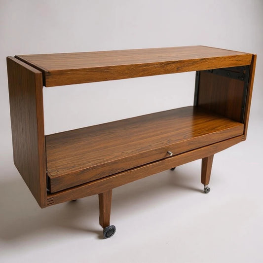 Mid Century Modern Metamorphic Utility Serving Trolley
