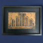 Mid Century Asian Style Brutalist Painting