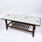 Mid Century Vegetable Ceramic Tile Table