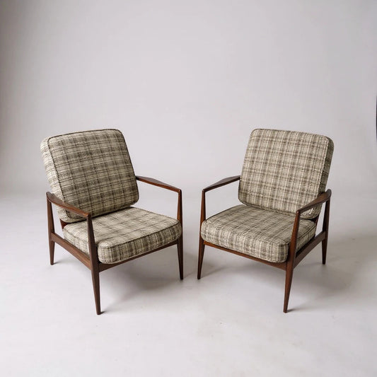 Pair of Mid Century Guy Rogers Chairs | Vintage 1960s British Armchairs