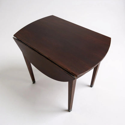 Vintage Mahogany Drop Leaf Table Trolley on Castors – Georgian Style, Extendable Side Table