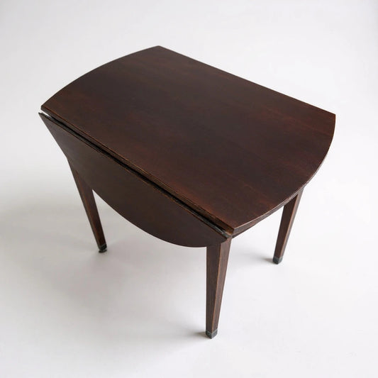 Vintage Mahogany Drop Leaf Table Trolley on Castors – Georgian Style, Extendable Side Table