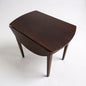Vintage Mahogany Drop Leaf Table Trolley on Castors – Georgian Style, Extendable Side Table
