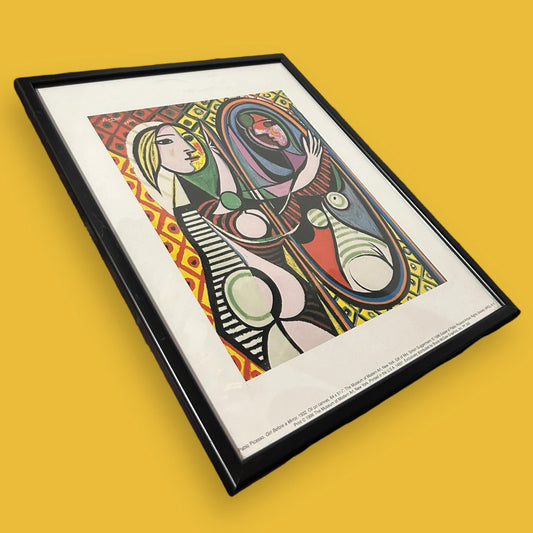 Vintage 90s Pablo Picasso Abstract Framed Art