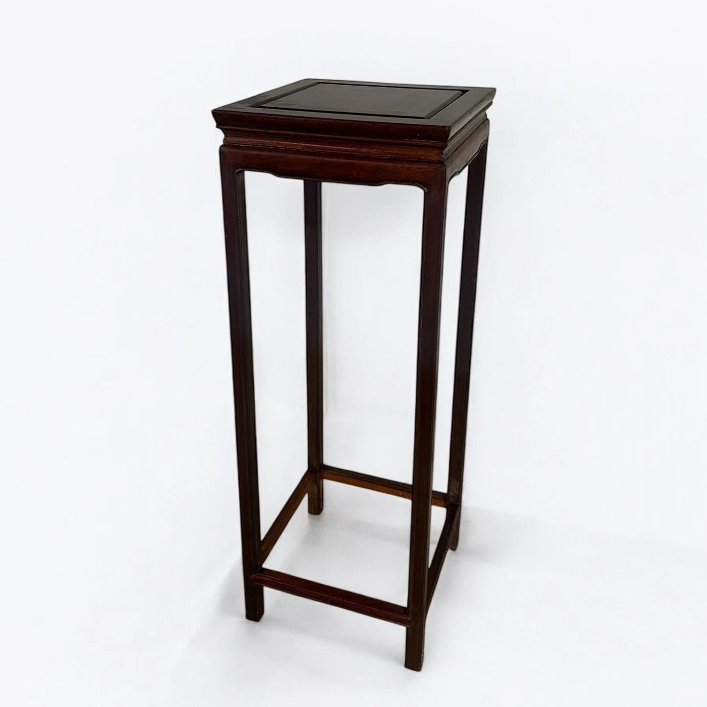Mid Century Chinese Rosewood Tall Plant Stand