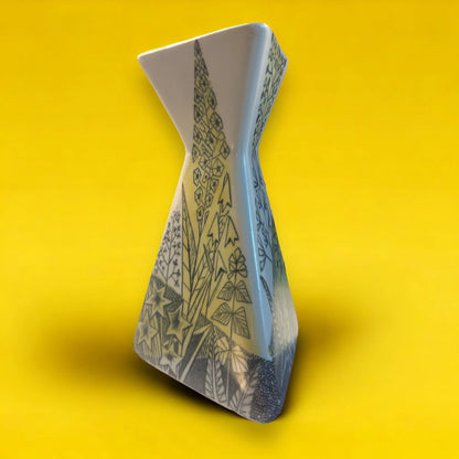Mid Century Swedish Triangla Vase