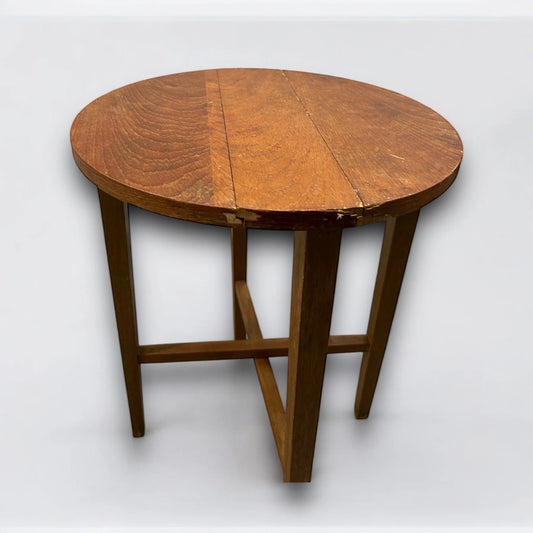 Mid Century Mini Teak Folding Table