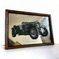 Vintage 1970s Bentley Car Wall Mirror