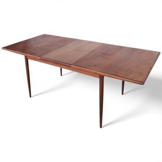 Mid Century Teak Table – G-Plan Extending Dining Table with Smooth Extension