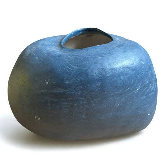 Mid Century Averil Ainley Studio Pottery Blue Vase