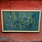 Vintage 1980s Jack Richardson Watercolour Framed Picture
