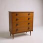 Mid Century modern tea wood chest of drawers tall boy