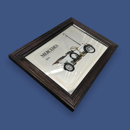 Vintage 1970s Mercedes mirror frame