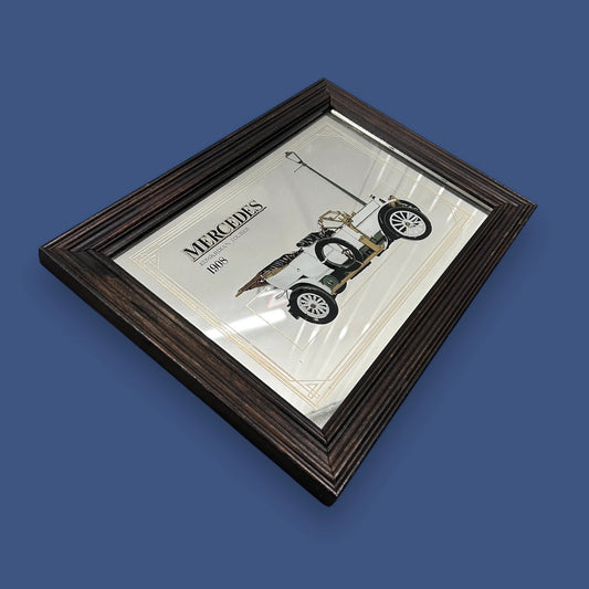 Vintage 1970s Mercedes mirror frame