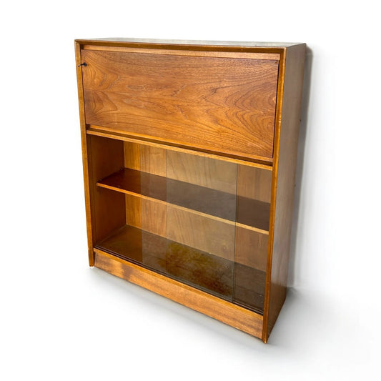 Mid Century Modern Herbert Gibbs Bookcase Bureau Cabinet