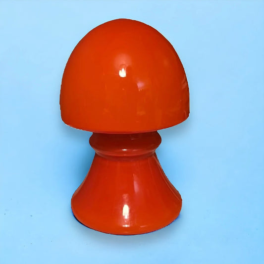 Mid Century Danish Holmegaard Orange Mushroom Lamp