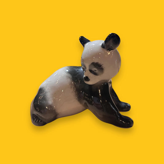 Vintage 90s Ceramic Russian Panda