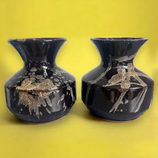 Mid Century Guernsey Pottery Pair of Vases