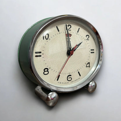 Vintage 1970s Polaris Blue Alarm Clock
