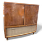 Vintage Bush Walnut Radiogram – 1950s Mid-Century Music Cabinet