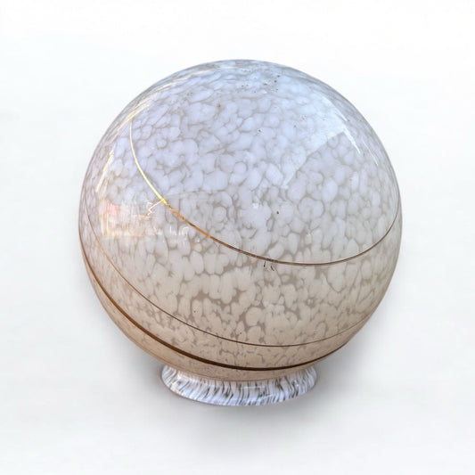 Art Deco Pink Opaline Glass Lamp Shade