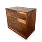 Mid Century Chinese Wood and Brass Storage Cabinet