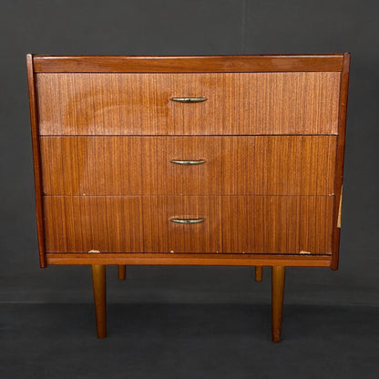 Mid Century Modern Teak Wood Chest of Drawers