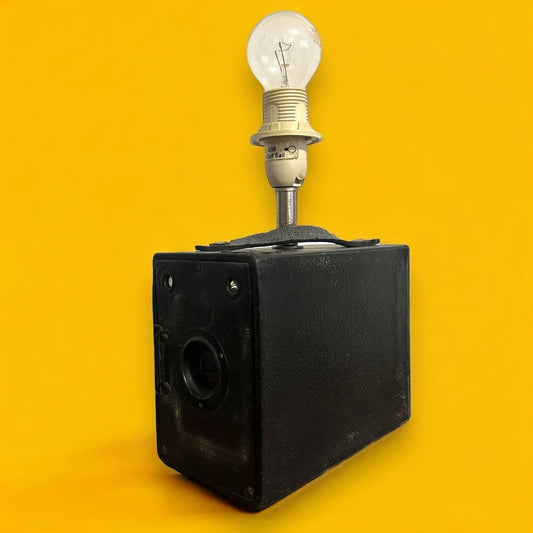 Vintage Kodak Brownie Camera Table Lamp