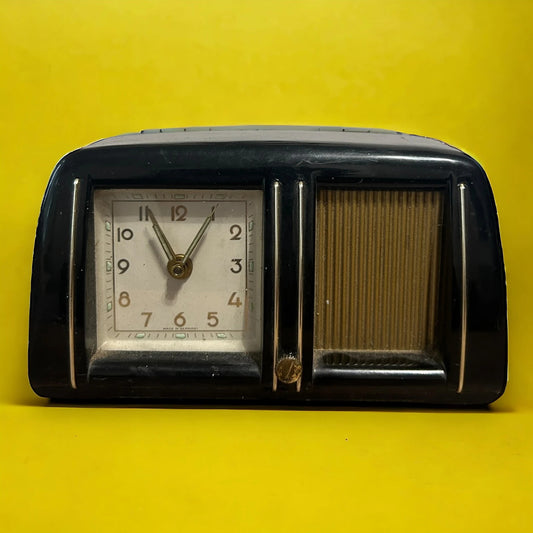 Vintage 1950s German Music Alarm Clock