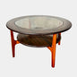 Mid Century Modern Greaves and Thomas Schreiber Rosewood Astro Coffee Table