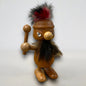 Mid Century Japanese Warrior Wood Gonk