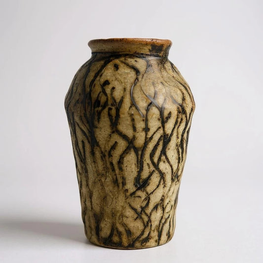 Mid Century Modern Japanese Studio Pottery Vase