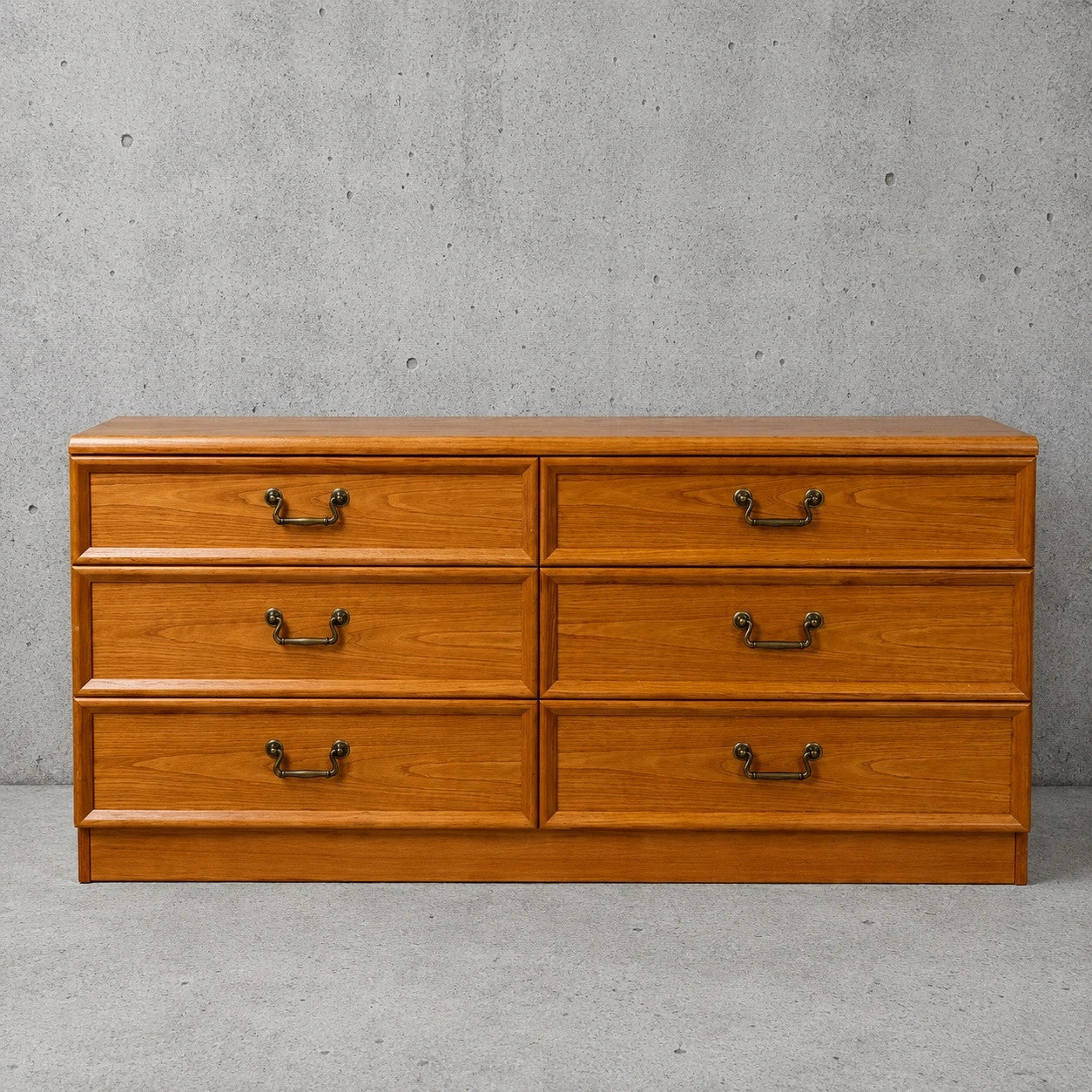 Vintage G Plan Oak Low Chest of Drawers Sideboard Storage Cabinet