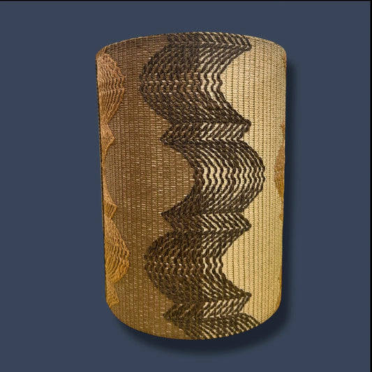 Mid century quirky swirly lampshade
