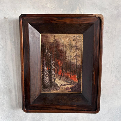 Antique Japanese Silk Embroidered Painting