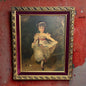 Vintage 1970s 'Little Miss Murray' Portrait Of A Young Girl Framed Picture